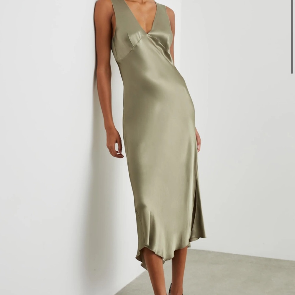 Rails Monique Dress - Mermaid (Sage/Olive)